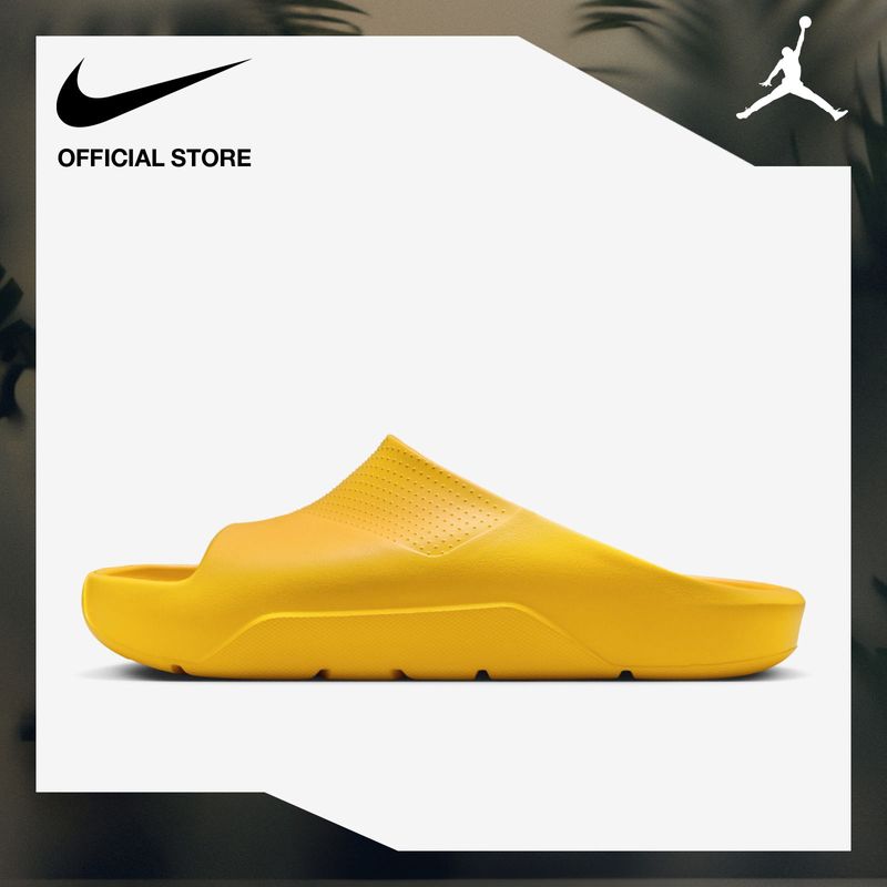 Nike Mens Jordan Post Slide Shoes - Yellow Ochre ไนกี้ รองเท้าแตะแบบสวมผู้ชาย Jordan Post - สีเยลโลว์โอเคอ