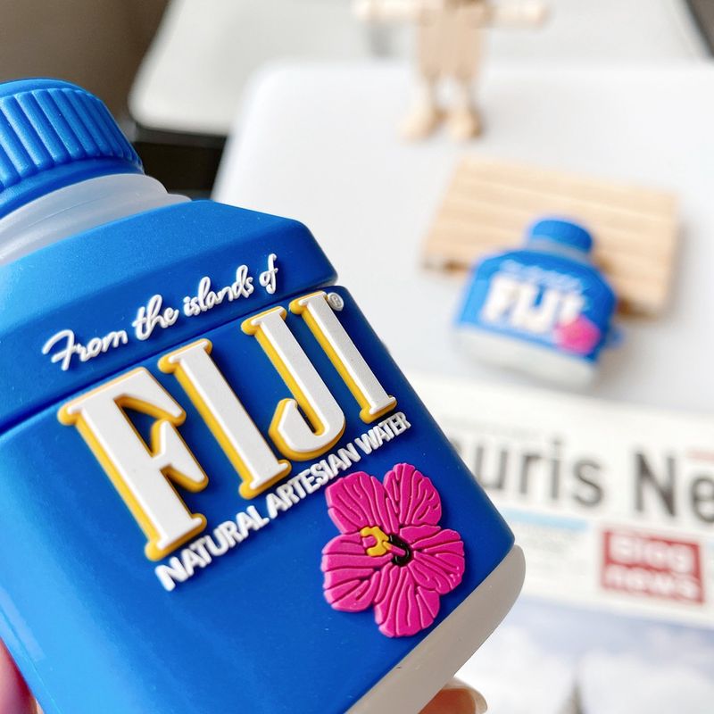 เคสนิ่ม ลายขวด Fiji สร้างสรรค์ สําหรับ airpods pro 2nd gen 1 2 3 pro