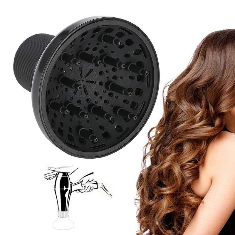 Hairdryer Diffuser ไดร์เป่าผมdiffuserไดร์เป่าผมไดร์เป่าผมdiffuserปกหยิกเครื่องมือจัดแต่งทรงผมร้านทำผมอุปกรณ์เสริม