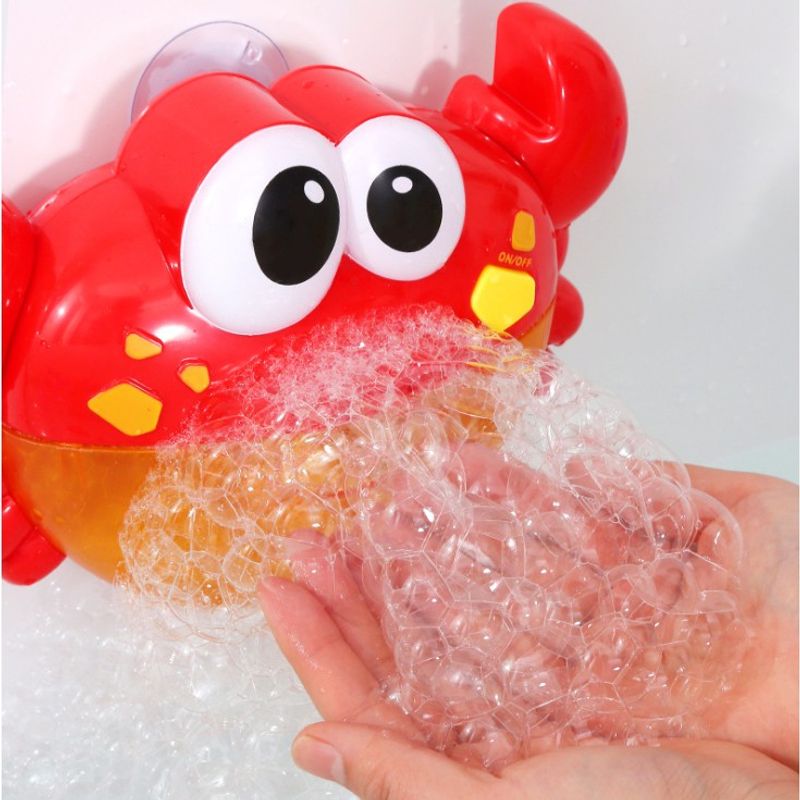 【ราคาต่ําสุดในประเทศไทย】ปูเป่าฟอง Crab Bubble เครื่องเป่าฟองรูปปู ของเล่นในน้ำ ของเล่นเด็ก