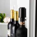 Black ABS Vacuum Wine Bottle Stopper Sealed Storage Vacuum Memory Wine Stopper Push Style Bar Tools Barware Wine Cork