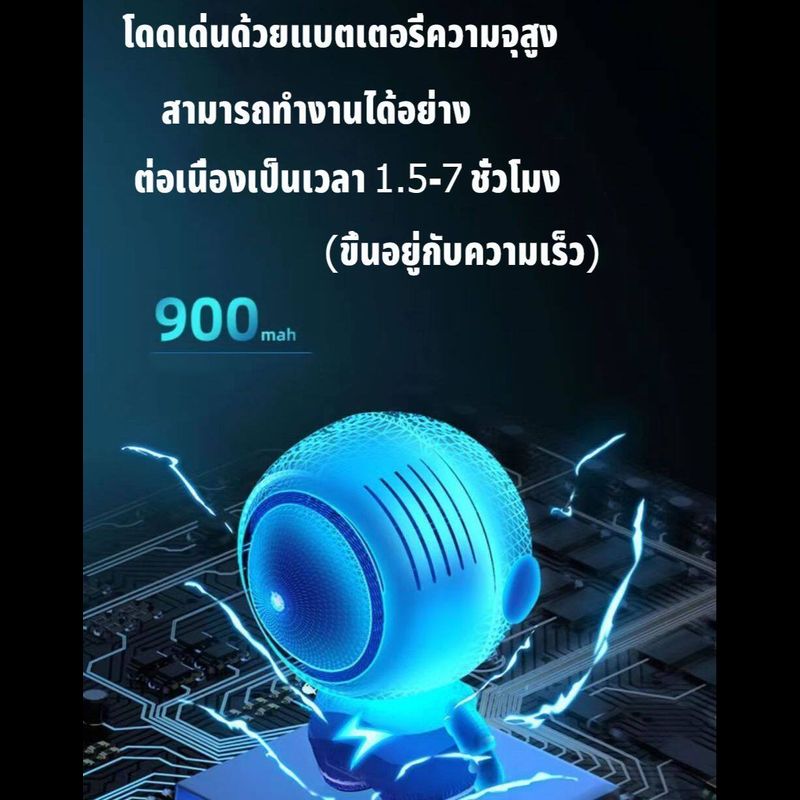 KeepMoving【ปรับได้ 5 เกียร์】พัดลมชาจเก็บไฟ USB พัดลมพกพา เสียงรบกวนต่ำ พกพาสะดวก พัดลมมินิแบบ พัดลมพกพา พร้อมเชือกคล้องคอ ลมแรง เสียงเงียบ เย็นสบายภายใน 3 วินาที