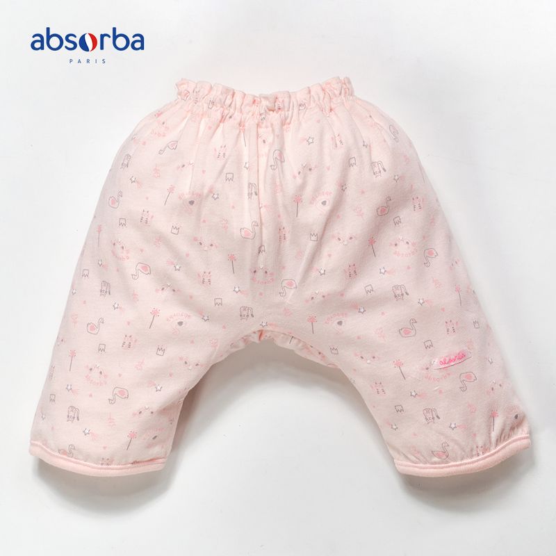 absorba ชุดผูกหน้าเด็กอ่อนหญิง แขนยาว สีชมพู สำหรับเด็กแรกเกิด - 3 เดือน คอลเลคชั่น Coeur & Etoile