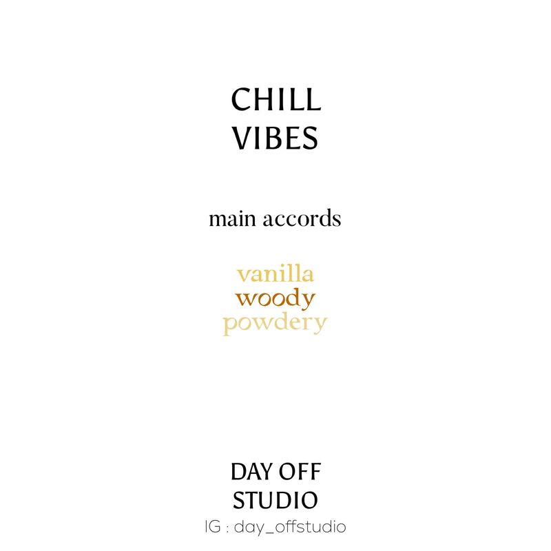 น้ำหอม dayoffstudio กลิ่น chill vibes 10ml