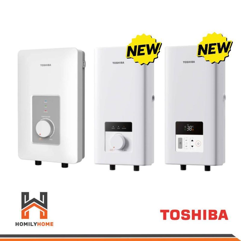 TOSHIBA เครื่องทำน้ำอุ่น TWH-38WTH(W) 3800W TWH-45WTH(W) 4500W TWH-38MFNTH TWH-48MFNTH TWH-38EFNTH TWH-48EFNTH