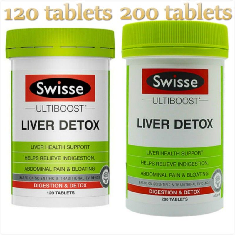 Swisse Ultiboost Liver Detox | Supports Liver Health & Function ตับดีท็อกซ์ รองรับสุขภาพตับและฟังก์ชั่น