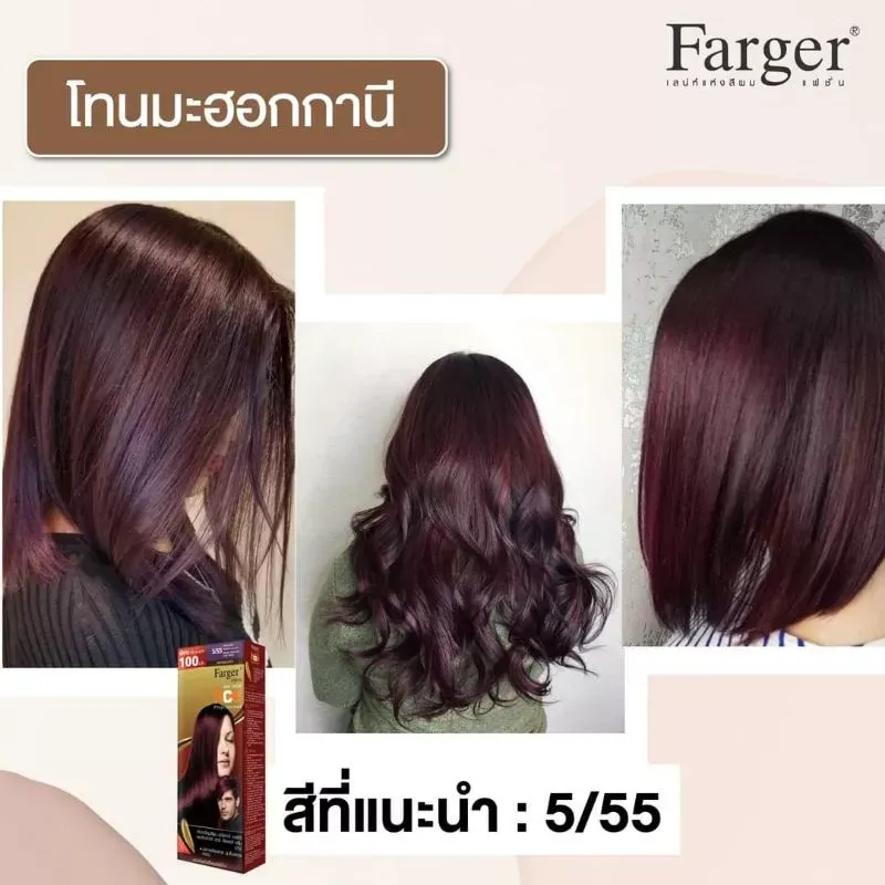 สีย้อมผม สีฟาเกอร์รุ่น hce (ตัดฝา) Farger hair Salon hce professional