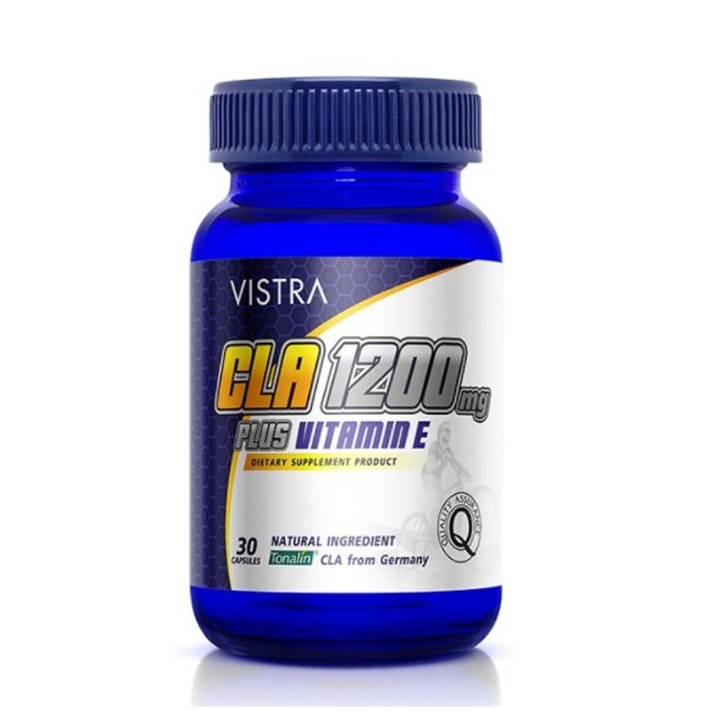 [ลดเพิ่ม100.- กรอกโค้ด VISTRA100] VISTRA SPORTS CLA 1200 mg ขนาด  30 เม็ด  52.73 g