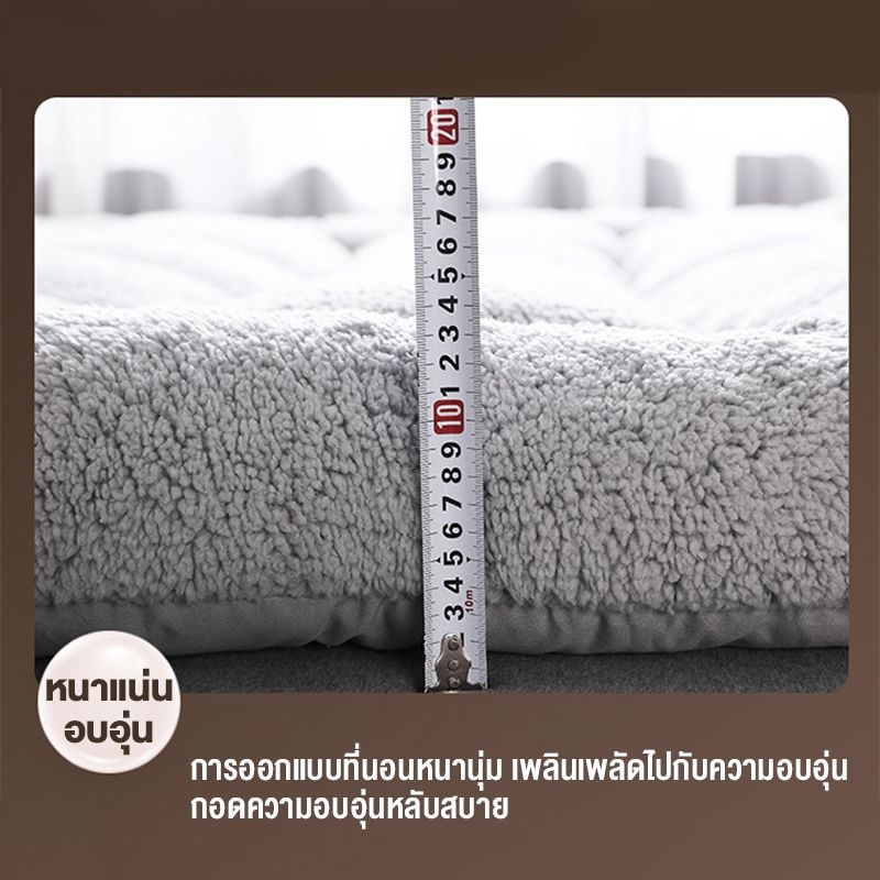 BMZAR ที่นอน ท็อปเปอร์ใยหนา 3นิ้ว (ถึงมือลูกค้า 2.8นิ้ว) 3.5ฟุต/5ฟุต/6ฟุต topper นุ่มนอนสบาย กันไรฝุ่น โรงงานขายตรง COD