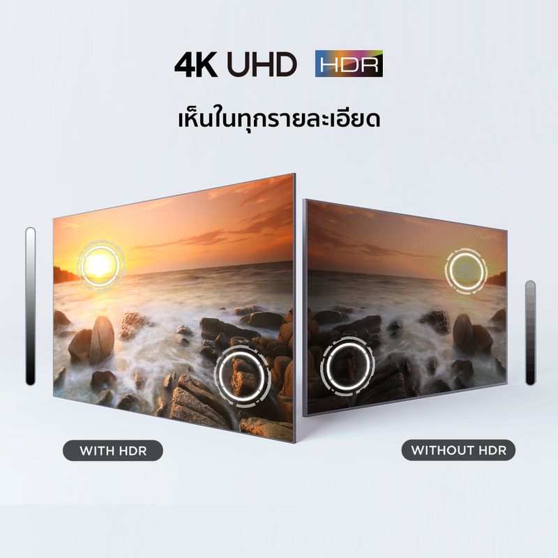 TCL 2024 ทีวี 55 นิ้ว LED 4K UHD Google TV