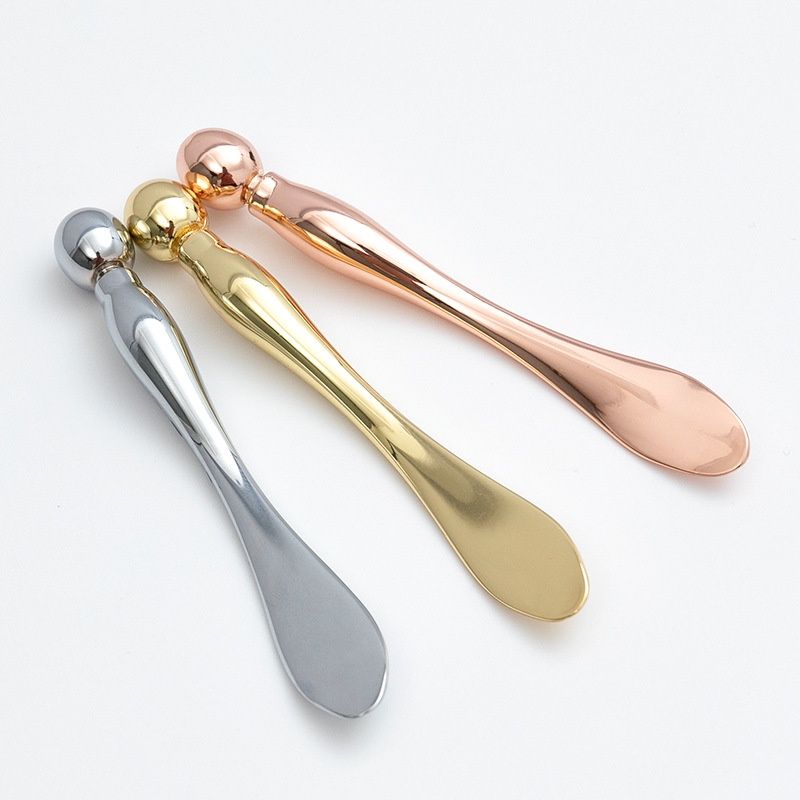 [Alloy Metal Eye Cream Applicator] [Eye Face Massage Roller Facial Mask Spoon] [Eye Cream Massage Sticks Beauty Scoop]