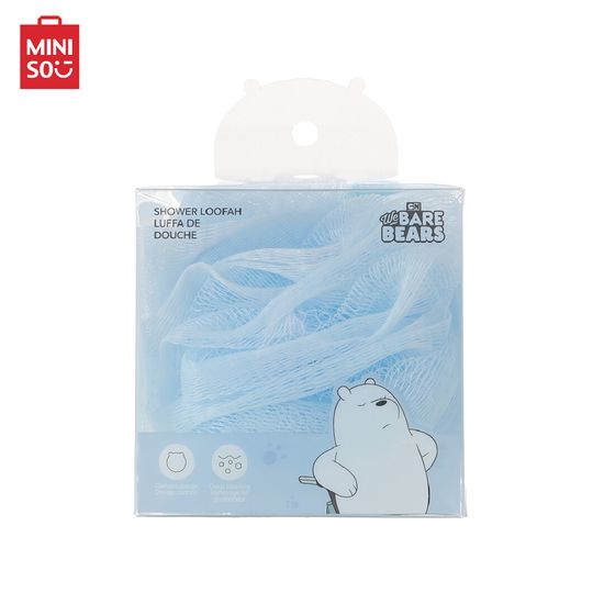 Miniso ใยขัดผิว ใยขัดตัว ใยขัดผิวอาบน้ำ คอลเลคชัน We Bare Bears สุดคิ้ว