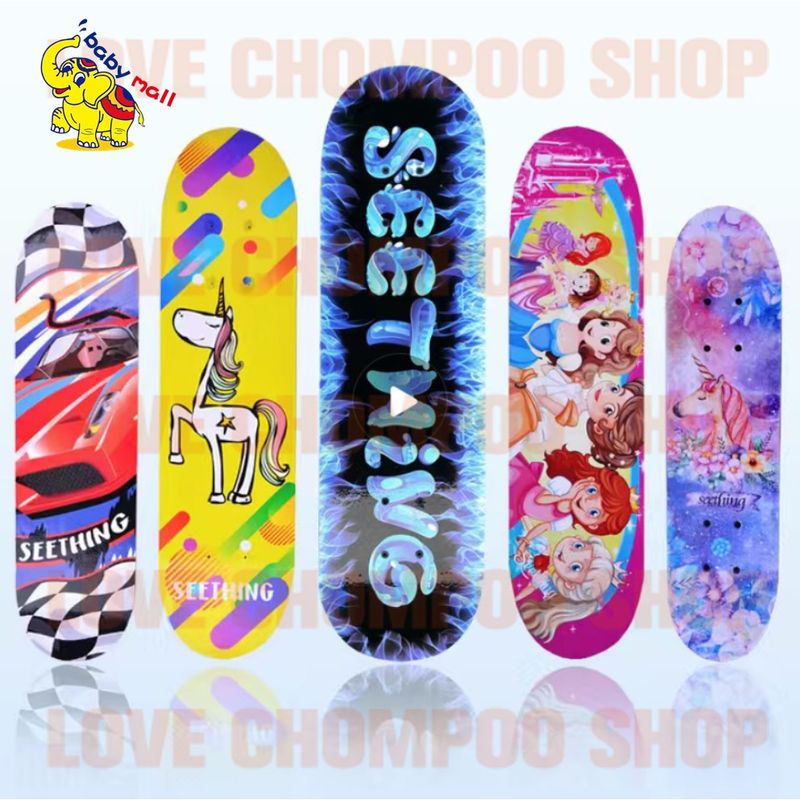 🔥skateboard 🔥พร้อมส่ง สเก็ตบอร์ดเด็ก สเก็ตบอร์ด ด์สี่ล้อ เด็กผู้ใหญ่กระดานยาว สเก็ตบอร์ดสำหรับเด็ก สเก็ตบอร์ด