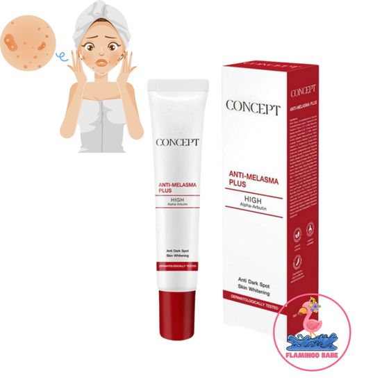 Concept Anti Melasma Plus Cream 24g คอนเซ็ปท์ ครีมทาหรับ ฝ้า กระ จุดด่างดำ (1หลอด/24กรัม)