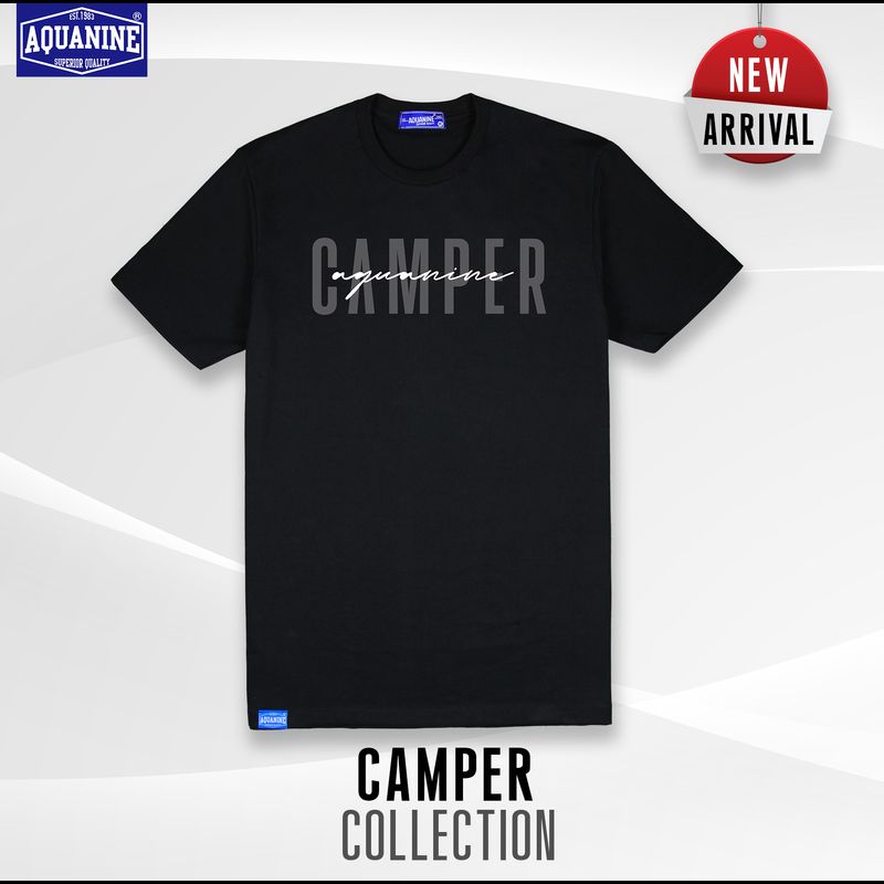 AQUANINE เสื้อยืด รุ่น CAMPER เสื้อยืดคอกลม มินิมอล ลิขสิทธิ์แท้