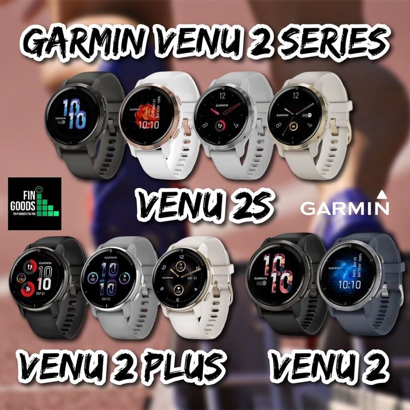 Garmin Venu 2 Series สมาร์ทวอทช์ มี GPS หน้าจอ AMOLED คมชัด สดใสสวยที่สุดของGarmin จอระบบสัมผัส ✅รับประกันศูนย์ไทย