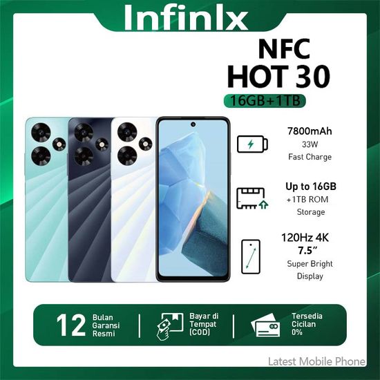 【ของแท้100%】2024 IInfinlx HOT 30 NFC & HOT 30S 5G  7.5นิ้ว โทรศัพท์ มือถือ Android 16GB+1TB นักเรียนเรียนรู้โทรศัพท์มือถือ โทรศัพท์สำหรับเล่นเกมแบบ Dual SIM Dual Standby โทรศัพท์มือถือของแท้ ใหม่เอี่ยม โทรศัพท์มือถือราคาถูก ชาร์จเร็ว 120W สแนปดรากอน 8GEN3