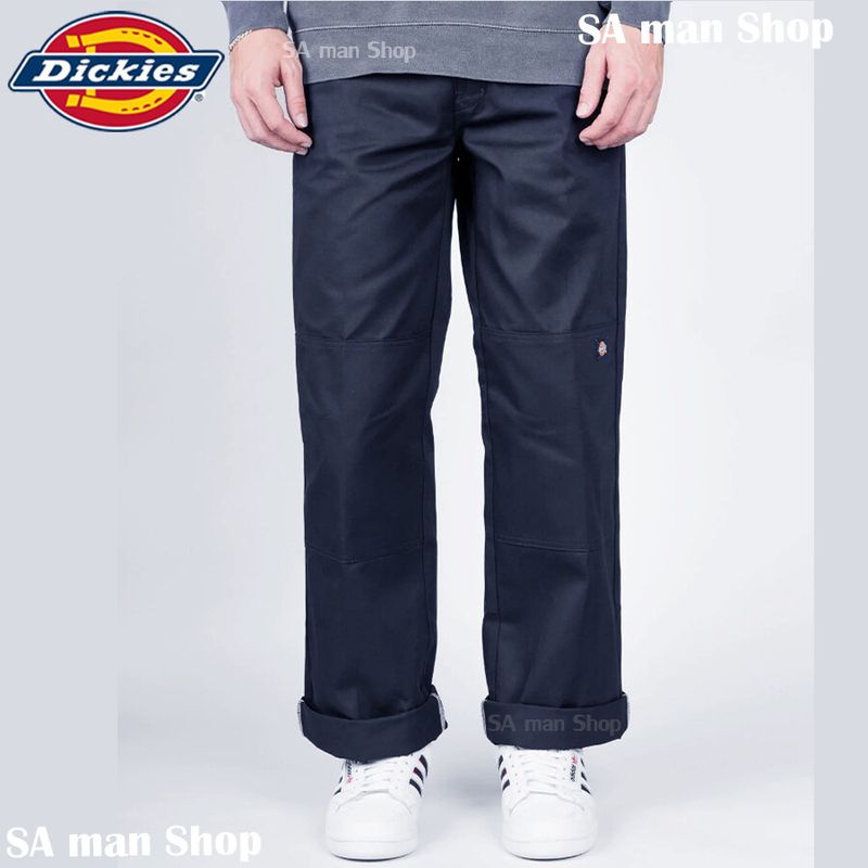 กางเกง DICKIES - 85283 ขาต่อ 5 กระเป๋า กระบอกใหญ่ กางเกง Dickies 812 (85283) LOOSE FIT DOUBLE KNEE กางเกงดิกกี้ dickie Pants (โลโก้สี)