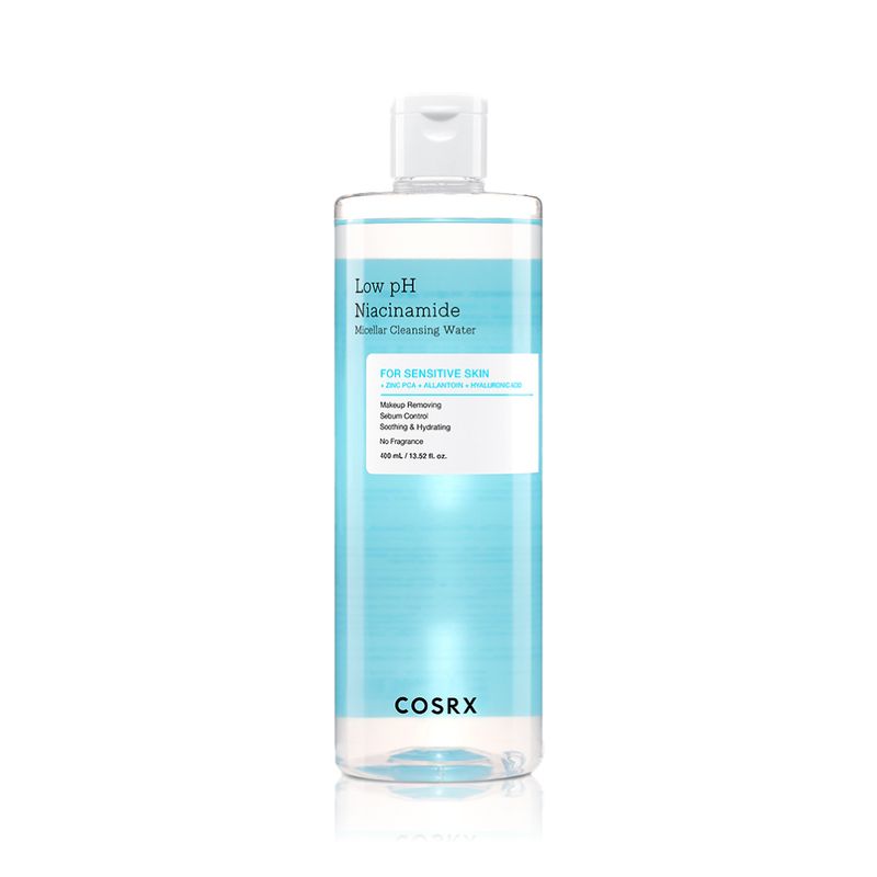 Cosrx Low Ph Niacinamide Micellar Cleansing Water 400ml ไมเซล่าคลีนซิ่งวอเตอร์ ช่วยขจัดเครื่องสำอาง