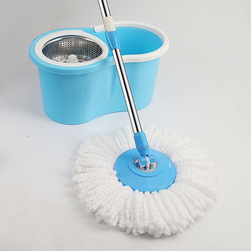 Salvo ไม้ถูพื้น ไม้ม๊อบ ที่ทำความสะอาดพื้น ถังถูพื้น ไม้ม๊อบถูพื้น Spin Mop ไม้ม๊อบถูพื้นพร้อมถังปั่น ไม้ถูพื้นสแตนเลส+พลาสติก