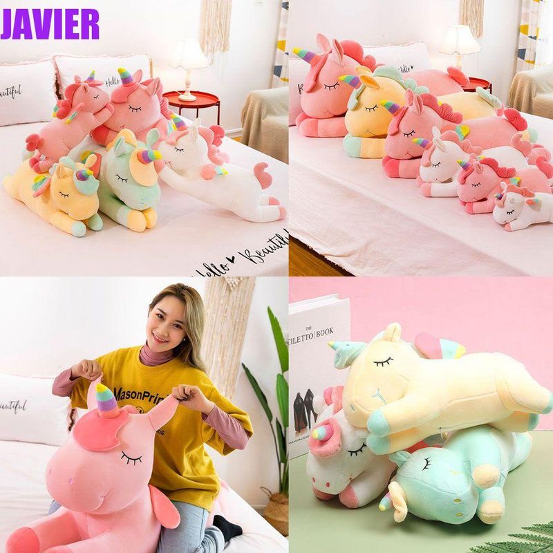 Javier Kawaii Unicorn หมอนตุ๊กตายูนิคอร์นของเล่นสําหรับเด็ก
