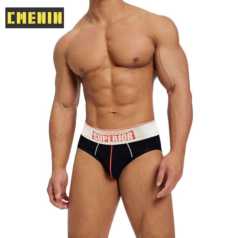 CMENIN BS 3Pcs ใหม่ผ้าฝ้าย Jockstrap ชุดชั้นในชายสั้นสะโพกยกเซ็กซี่ชายกางเกงในชายกางเกงผู้ชาย BS842