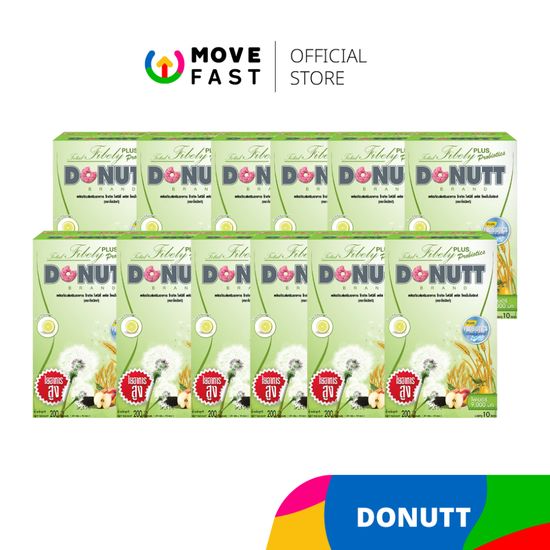 DONUTT โทเทิล ไฟบีลี่ พลัสโพรไบโอติกส์ 12 กล่อง (กล่องละ 10 ซอง) (จำกัด 2 ออเดอร์ ต่อ 1 คำสั่งซื้อ)