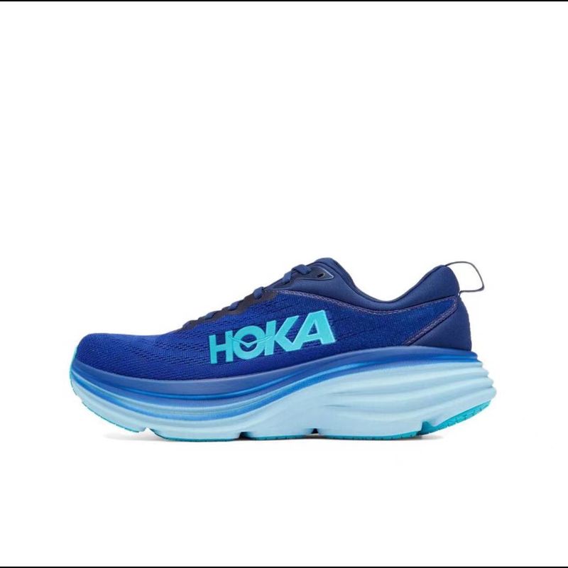 ของแท้อย่างเป็นทางการ  Hoka ONE ONE Bondi 8 Sports shoes แฟชั่น รองเท้าลำลอง