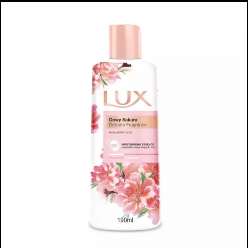 ครีมอาบน้ำลักส์ lux กลิ่นซากุระ และ กุหลาบ ขนาด 190 มล.