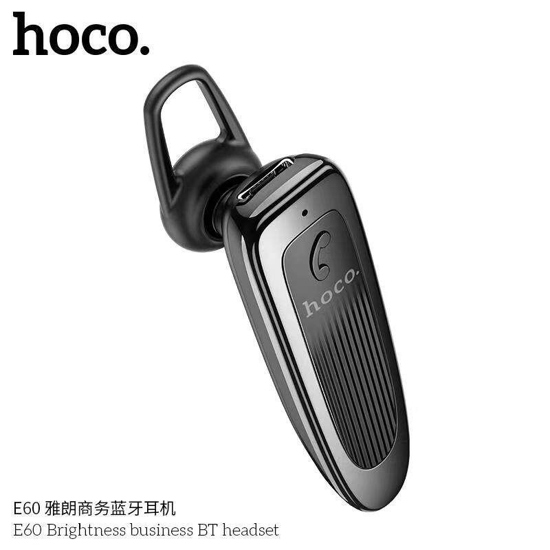 Hoco E60 หูฟังไร้สายข้างเดียว เหมาะสำหรับพูดคุย สนทนา ใช้งานต่อเนื่องยาว 10ชม.ของเเท้ ส่งเร็ว!!