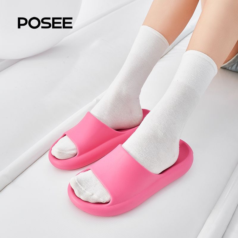 Posee รองเท้าแตะลําลอง กันลื่น สีแคนดี้ สําหรับสตรี เหมาะกับฤดูร้อน P17502S