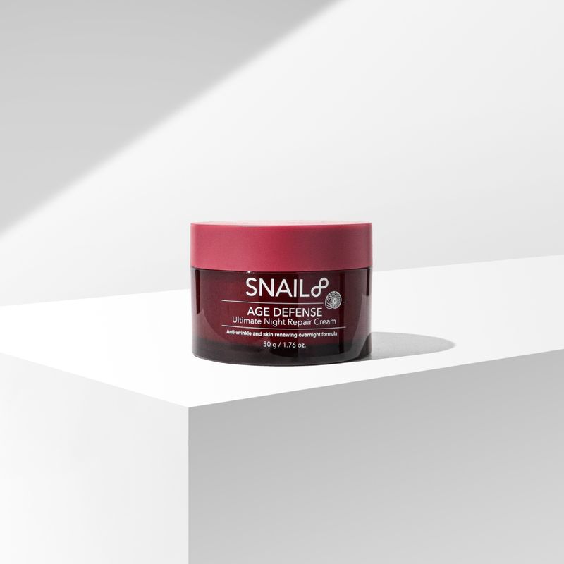 SNAIL8 Age Defense ultimate Night Repair cream 60g - สเนลเอท เอจ ดีเฟนซ์ อัลทิเมท ไนท์ รีแพร์ ครีม 60กรัม