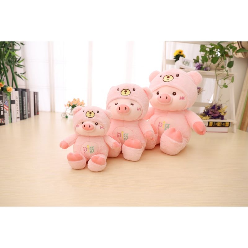 🔥ใหม่🔥 ตุ๊กตาลูกหมู 3 ตัว 🐽 ขนฟูน่ารักนุ่มนิ่ม มี 3 ขนาด 30CM 45CM 55CM พร้อมส่งจากไทย