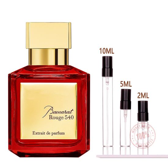 ขวดทดลอง Baccarat Rouge 540 Extrait de Parfum 2ml/5ml/10ml น้ำหอมยูนิเซ็กซ์ นํา้หอม แบ่งน้ําหอม กลิ่นหอมยาวนาน