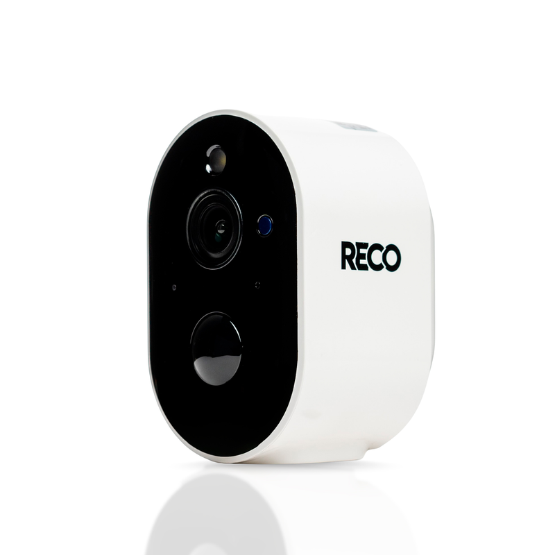 RECO Pro กล้องวงจรปิดไร้สายความชัดสูง WIFIในตัว ไม่ต้องเสียบปลั๊ก บันทึกความเคลื่อนไหว ทนแดด ทนฝน