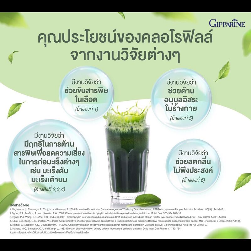 คลอโรฟิลล์กิฟฟารีน คลอโรฟิล คลอโรฟิลล์ซีโอ คลอโรฟิลล์ คลอโรฟิว CHLOROPHYLL C O GIFFARINE