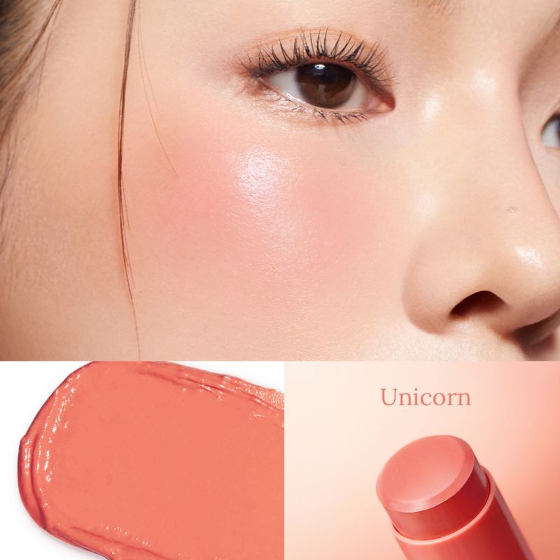 Merrezca Glowing Creamy Blush Stick ครีมบลัชผิวโกลว์ สูตรเบลอผิว