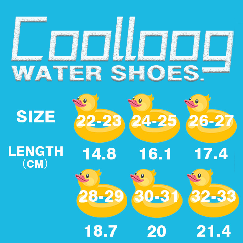 Coolloog รองเท้าลุยน้ำ รองเท้านุ่ม รองเท้าเดินชายหาด รองเท้าดำน้ำ รองเท้าว่ายน้ำ รองเท้าเดินทะล รองเท้าลุยน้ำเด็กพิมพ์ลายสัตว์ size:22-35