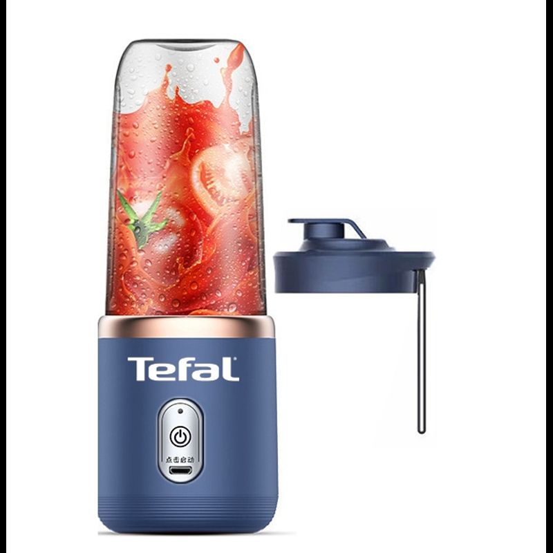 TEFAL Portable Juice Blender ไร้สาย USB เครื่องคั้นน้ำผลไม้ 300Ml เครื่องปั่นน้ำผลไม้ แก้วปั่นผลไม้ การชาร์จ สามารถพกพาได้