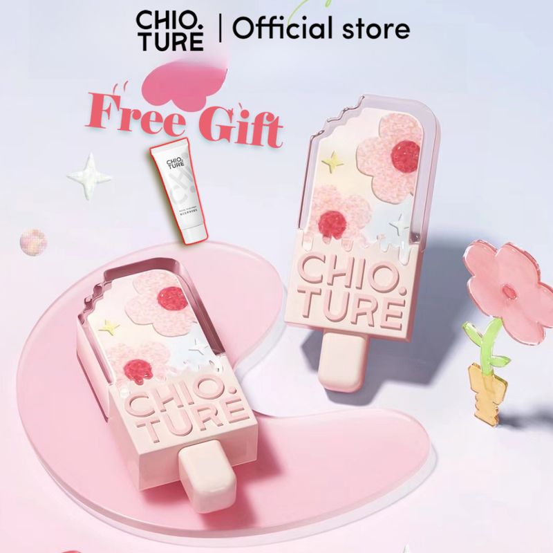 Chioture Ice Cream Lip Glaze ลิปไอติมชิวทรู น่ารักสดใส เนื้อกลอสเนื้อแมท สีฮิตเฉดแบรนด์ดัง