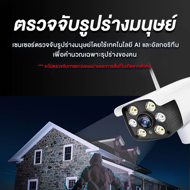 🔥2ชิ้น ราคาส่งแท้แท้🔥 V380 PRO Outdoor กล้องวงจรปิด wifi กล้องวงจรความคมชัด(เมนูไทย) เลนส์ใสพิเศษ 5Xซูมดูได้ ปลุกอัตโนมัติ แจ้งเตือนโทรศัพท์