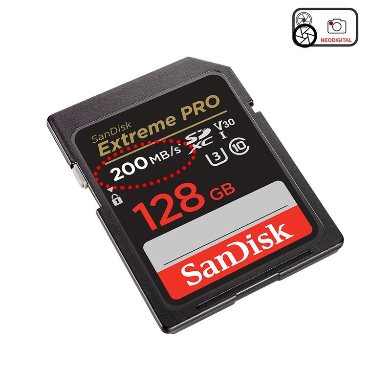 Sandisk Extreme Pro SD UHS-l Card (Speed up to200MB/s) 64GB/128GB