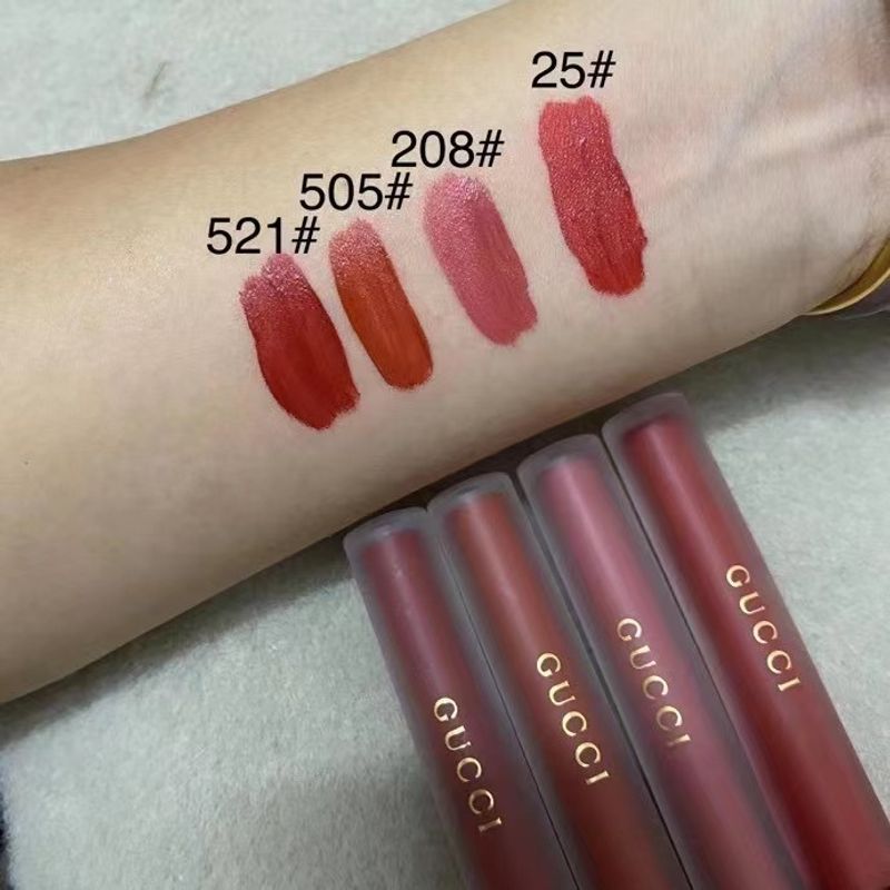 ใหม่ ! Gucci Lipstick liquid Matte 6.5 g. ลิปไม่ติดแมสก์ แบบจุ่มเนื้อแมท ผลิตปี 2022ป้า