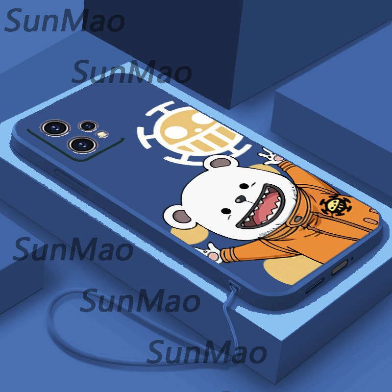 เคสโทรศัพท์ Realme 9 Realme 9 Pro Realme 9i อะนิเมะหมีกล้องเลนส์ป้องกันกรณี