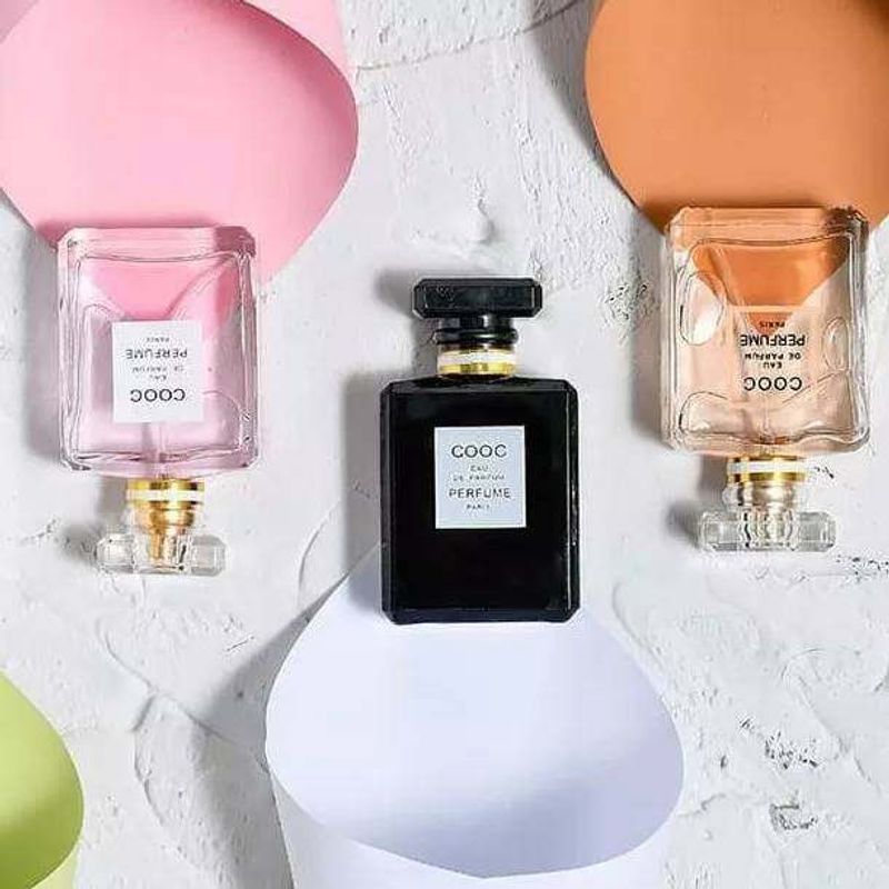 น้ำหอม COOC พร้อมส่ง มี 3 กลิ่น หอมติดทนนาน BLACK Yellow PINK 50ml.