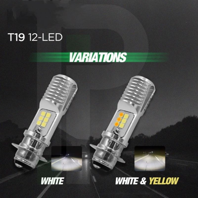 ไฟหน้า LED T19 V2 12V สูงต่ํา สําหรับ WAVE XRM SHOGUN RAIDER MIO BEAT เป็นต้น