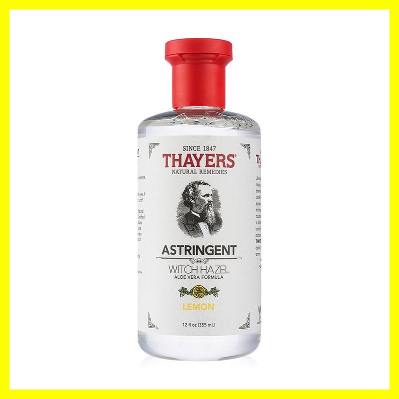 Thayers Astringent Witch Hazel Aloe Vera Formula Lemon 355ml เทเยอร์ โทนเนอร์สูตรเลมอน.