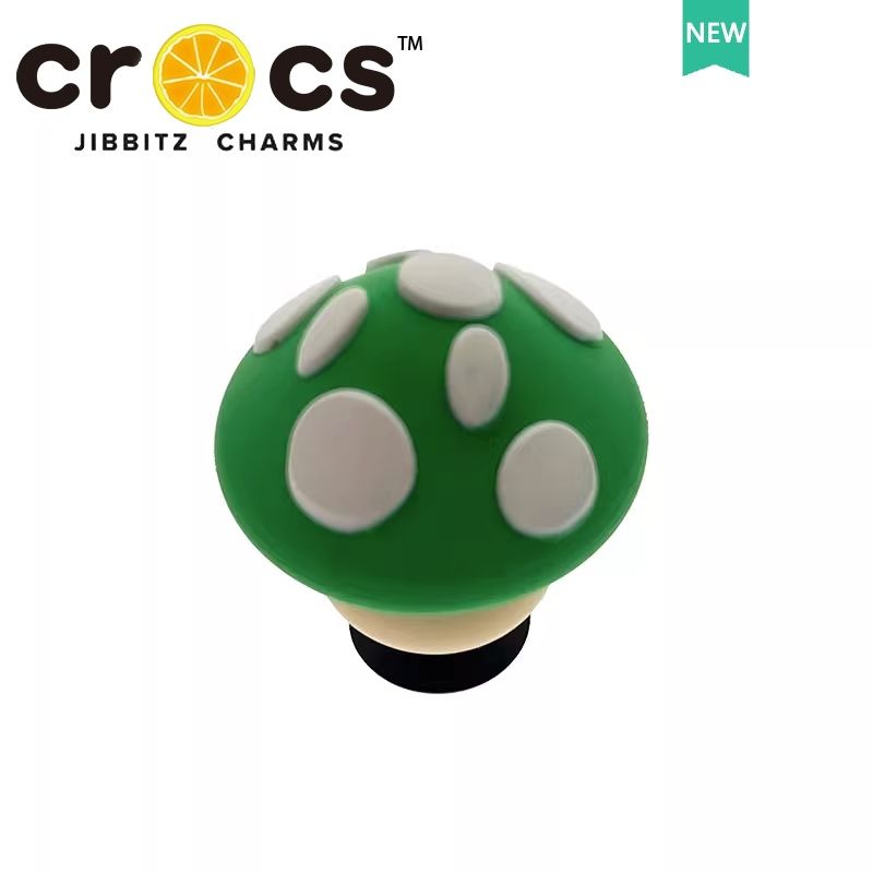 jibbitz crocs แท้ หัวเข็มขัด รูปเห็ดน่ารัก สามมิติ DIY อุปกรณ์เสริม สําหรับตกแต่งรองเท้า 2023