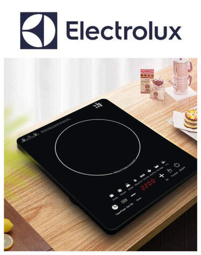 Electrolux เตาแม่เหล็กไฟฟ้า รุ่น RO86AA-สีดำ (รับประกัน 2 ปี จัดส่งจากกรุงเทพ) กำลังไฟ 2200 วัตต์ ปรับได้ 5 ระดับ