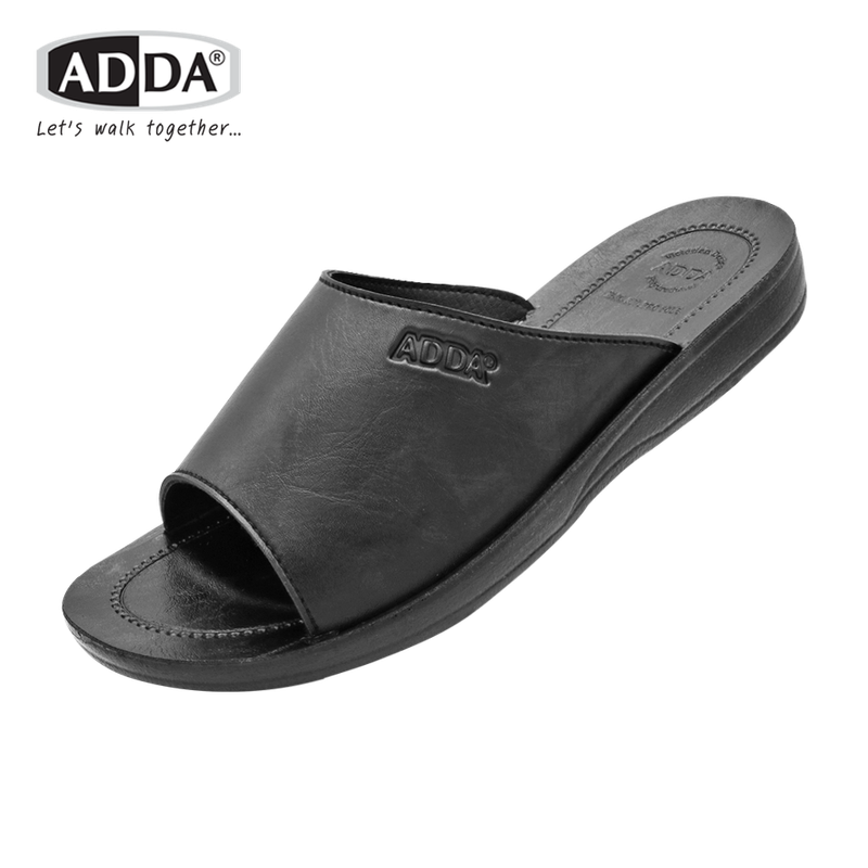 ADDA PU รองเท้าแตะ รองเท้าลำลอง สำหรับผู้ชาย แบบสวม รุ่น 7F13M1 (ไซส์ 38-43)